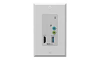 4K UHD HDMI Over IP Multicast Wall Plate with Seamless Matrix Switching/MultiView/KVM/USB 3.0/POE Support